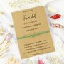 Peridot Wish For Happiness Wish Bracelet, thumbnail 1 of 4