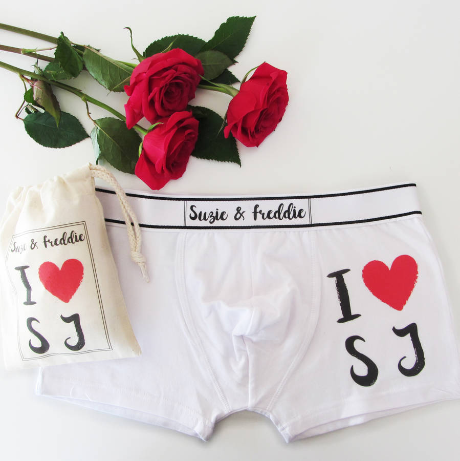 'I Love', Personalised Men's Pants, 1 of 5