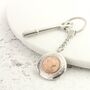 Personalised 70th Birthday Farthing Coin Locket Keyring, thumbnail 2 of 8
