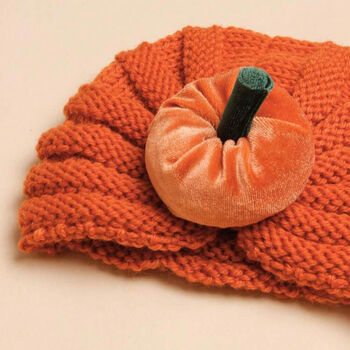 Baby Knitted Pumpkin Turban, 2 of 2