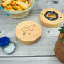 Personalised Carved Heart Bottle Opener Gift For Couple, thumbnail 3 of 5