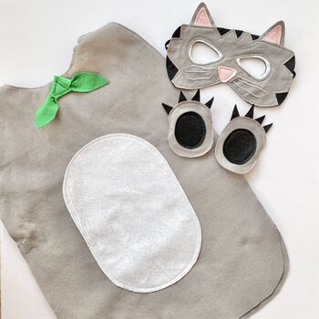 Felt Tabby Cat Costume For Kids And Adults, 11 of 11