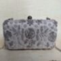 Light Pink Handcrafted Rectangular Clutch Bag, thumbnail 6 of 11