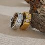 Monaco D’or Gold Love Pavé Band Charm Ring, thumbnail 1 of 4