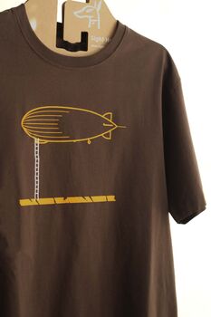 Airship T Shirt In Organic Cotton, 5 of 7