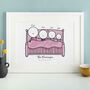 Personalised Family Bed Print, thumbnail 4 of 8