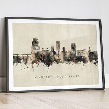 Kingston Upon Thames Skyline Cityscape Art Print, 12 of 12