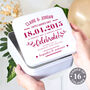 Personalised 10th Anniversary Typographic Tin Box, thumbnail 3 of 7