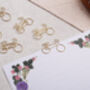 Gold Paper Clips Bicycle Shaped Metal Paperclip For Wedding Or Office Stationery, thumbnail 1 of 2