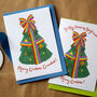 Customised 'Crimbow' Christmas Card, thumbnail 1 of 2