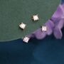 Sterling Silver Double Cz Ear Jacket, thumbnail 3 of 11