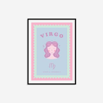 Children's Virgo Zodiac Print, 6 of 8