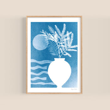 Sea View Set Of Three Coastal Art Prints, 5 of 7