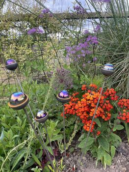 Stylish Cluster Of Five Marbles For Garden, 5 of 10