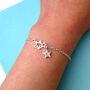 Personalised Initial Sterling Silver Magic Star Bracelet, thumbnail 9 of 12
