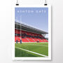 Ashton Gate Lansdown Stand Bristol Bears Rugby Poster, thumbnail 2 of 6
