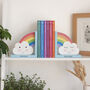 Personalised Kids Over The Rainbow Bookends, thumbnail 1 of 5