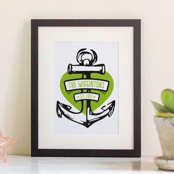 Family Anchor Print Personalised, 3 of 7