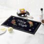 Personalised Floral Bar Mat, thumbnail 4 of 5