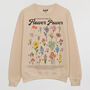 Flower Power Men's Flower Guide Sweatshirt, thumbnail 5 of 5