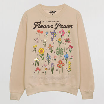 Flower Power Men's Flower Guide Sweatshirt, 5 of 5