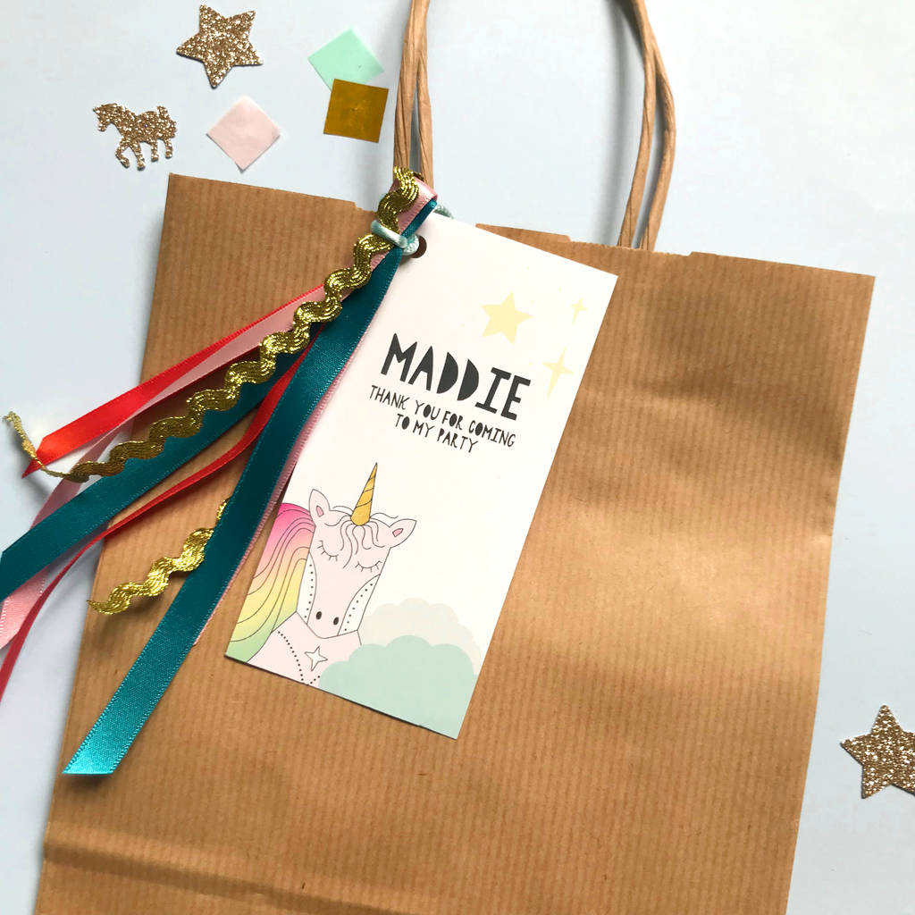 Unicorn Party Bags By Tigerlily Paper Goods