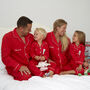 Personalised Family Christmas Red Pyjamas, thumbnail 7 of 10