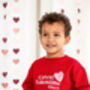 'Cutest Valentine' Personalised Embroidered Sweatshirt Jumper, thumbnail 2 of 7