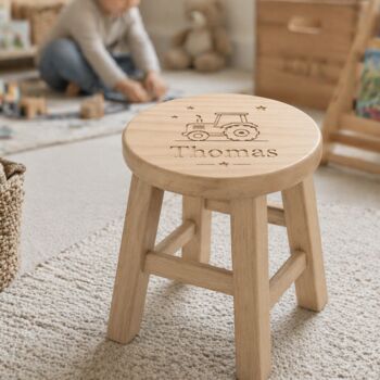 Childs Personalised Playroom Stool, 2 of 5