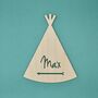 Personalised Adventurer Teepee Name Sign, thumbnail 1 of 11