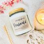 Personalised 'Wedding' Soy Scented Candle, thumbnail 1 of 7
