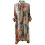 'Luna' Buttoned Colourful Floral Shirt Dress, thumbnail 9 of 9