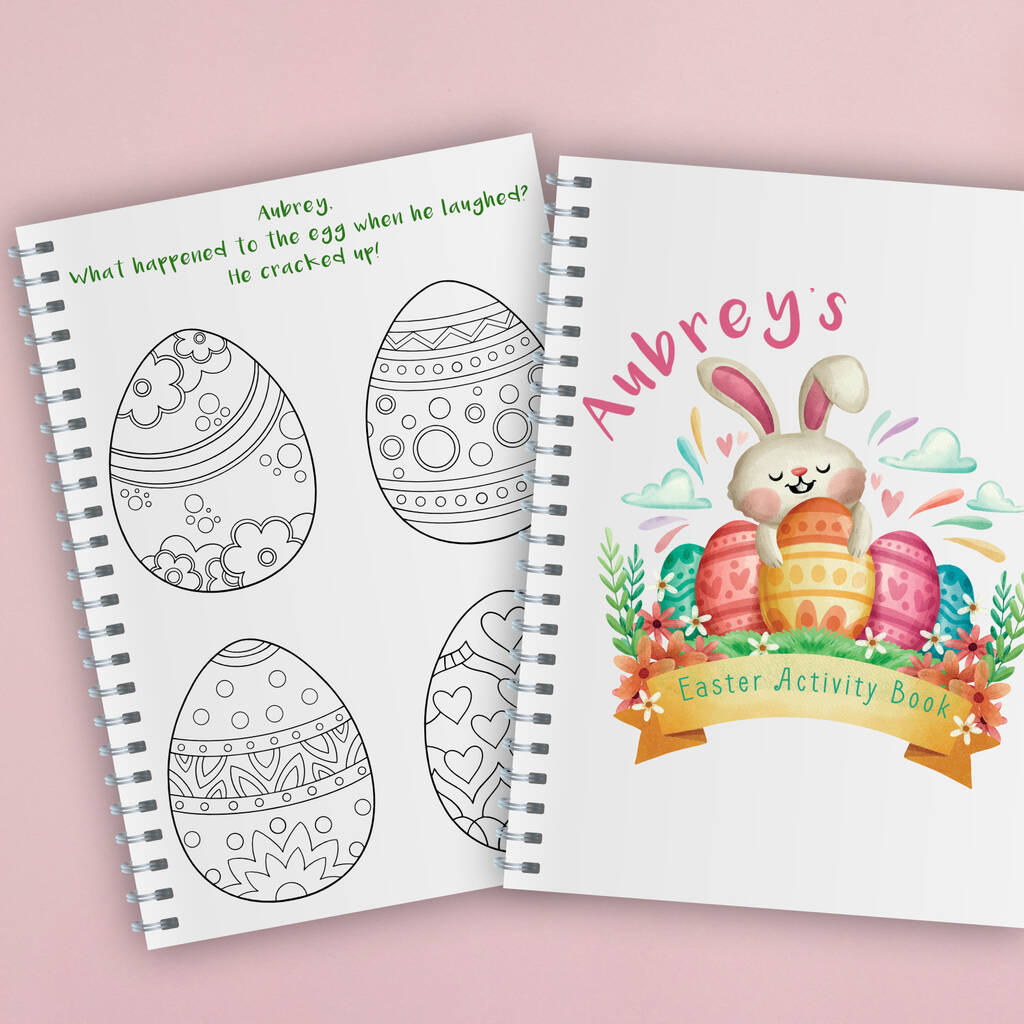 Personalised Children's Easter Activity Book, 1 of 5
