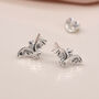 Sterling Silver Bat Stud Earrings, thumbnail 1 of 7