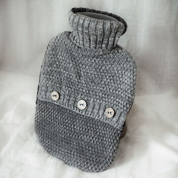Hot Water Bottle With Knitted Cover, 4 of 8