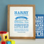 Personalised New Baby Details Print, thumbnail 6 of 8