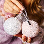 Personalised Beaded Christmas Bauble, thumbnail 2 of 4