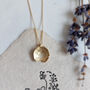 Pressed Flower Daisy Necklace Gold Plated, thumbnail 1 of 9