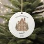 Our First Christmas In Our New Home Bauble Keepsake, thumbnail 1 of 2