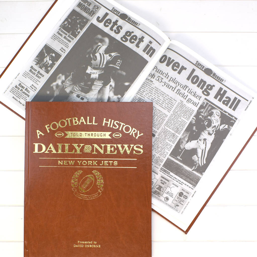 NFL New York Jets Greatest Moments Newspaper