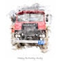 Lorry Personalised Portrait Print, thumbnail 7 of 12