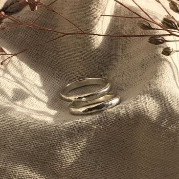Textured Wedding Band Or Stacking Ring, 6 of 8