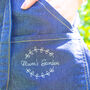 Personalised Embroidered Botanical Gardening Trug, thumbnail 5 of 7