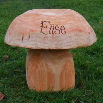 Wooden Mushroom Seat, 3 of 6