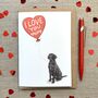 Personalised Dog I Love You Mum Mother's Day Card, thumbnail 1 of 2
