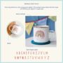 Children's Modern Earth Rainbow Personalised Enamel Mug, thumbnail 4 of 7