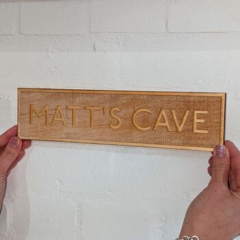 Personalised Wooden Name Sign Post, 2 of 6