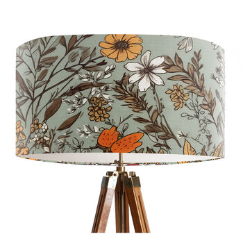 Pale Green Floral Lampshade, Rosalind, 5 of 5