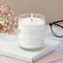 Personalised Thank You Teacher Gold Foil Candle, thumbnail 1 of 3