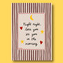 Night Night, Love You Nursery Print, thumbnail 6 of 11